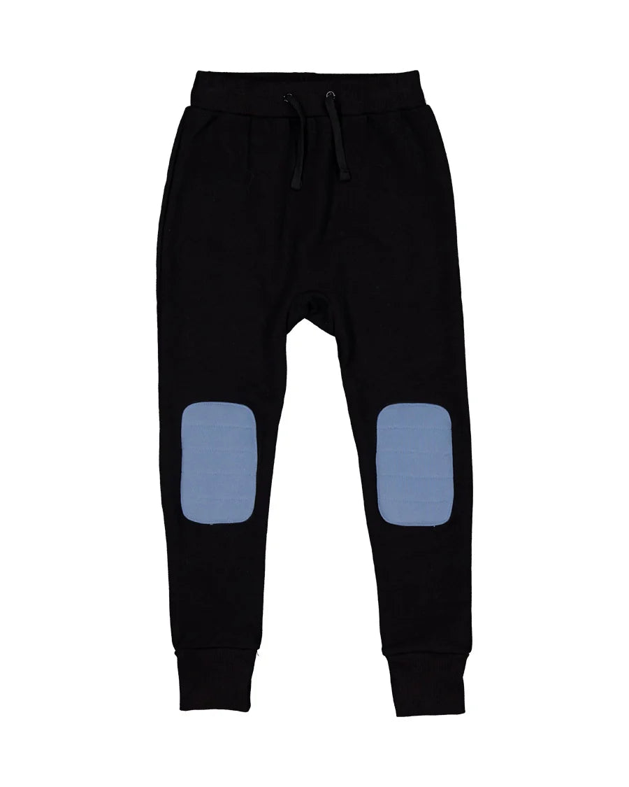 RADICOOL TRIBE SPACEPANT IN BLACK & SLATE BLUE