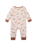 FOX & FINCH NEVADA PRINT HENLEY ROMPER