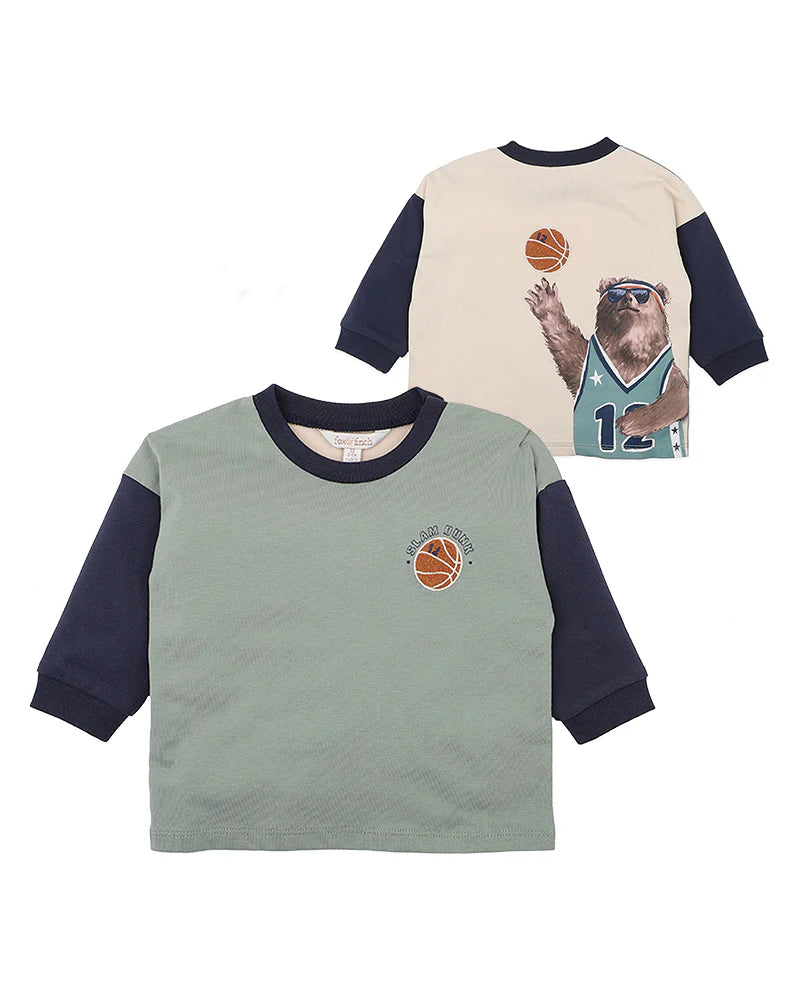 FOX & FINCH WILD SIDE BASKETBALL TEE