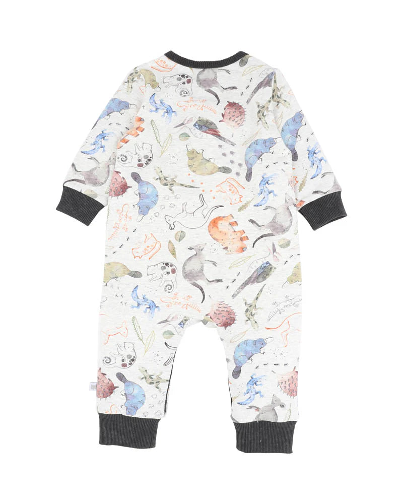FOX & FINCH OUTBACK ADVENTURE PRINT ROMPER
