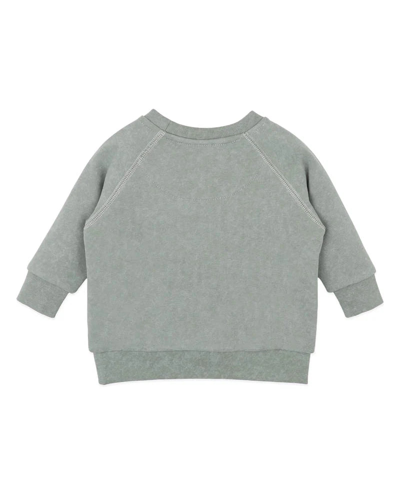 BEBE WILD SIDE MINERAL WASH SWEATER