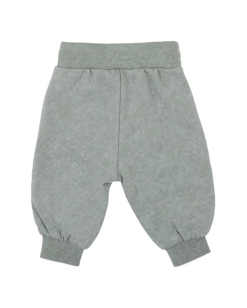 BEBE WILD SIDE MINERAL WASH TRACK PANT
