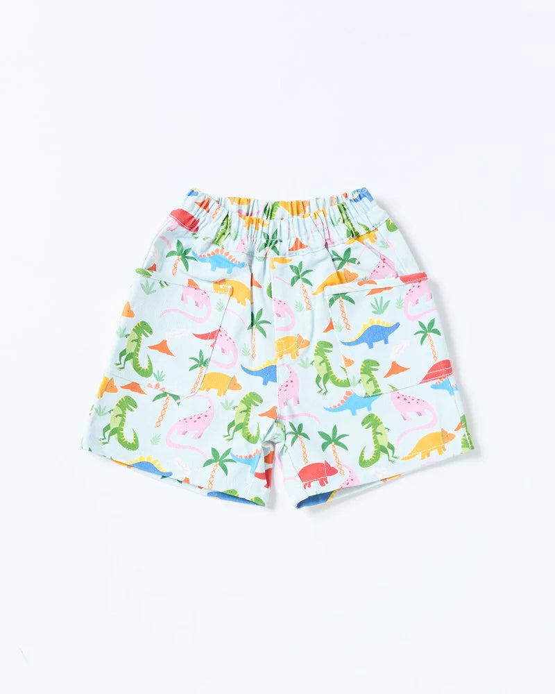 WALNUT REMY SHORT RAINBOW DINO