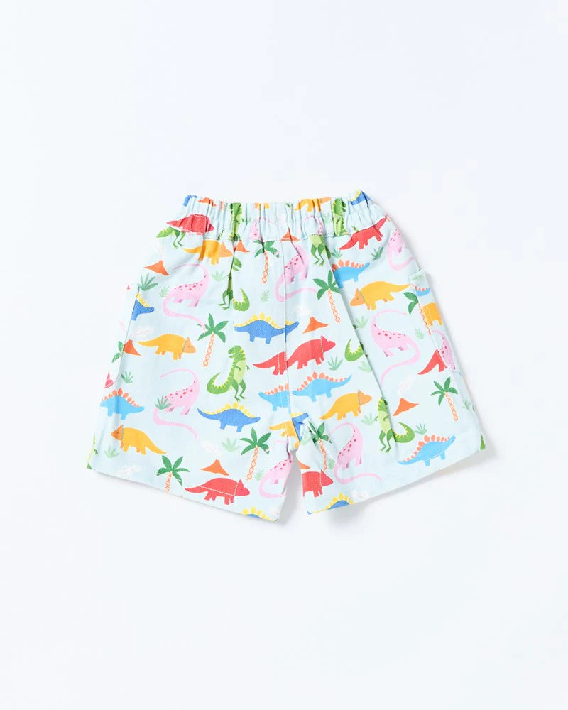 WALNUT REMY SHORT RAINBOW DINO