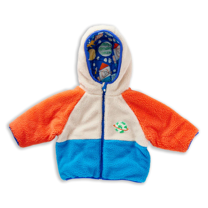 HALCYON NIGHTS SEE YOU IN SPACE REVERSIBLE PUFFER JACKET
