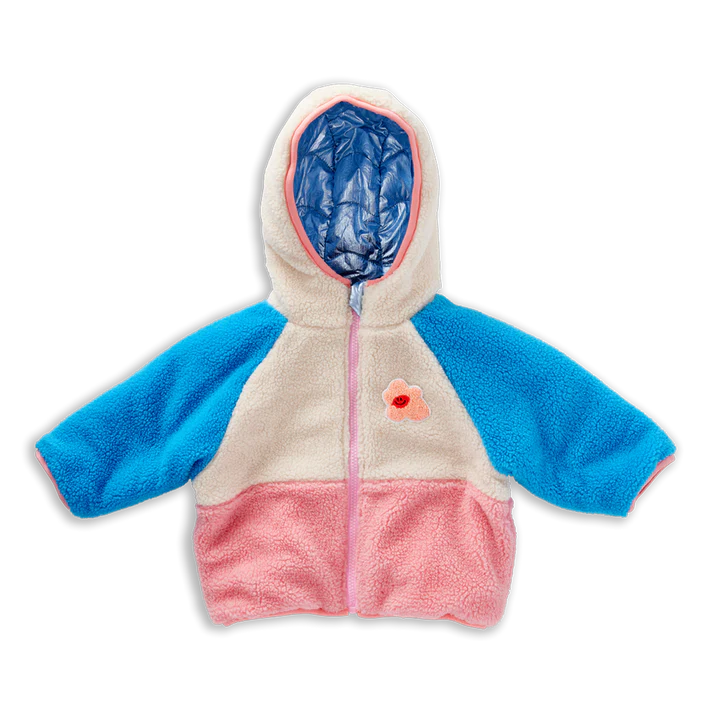 HALCYON NIGHTS HEJ BLOMMA! REVERSIBLE PUFFER JACKET
