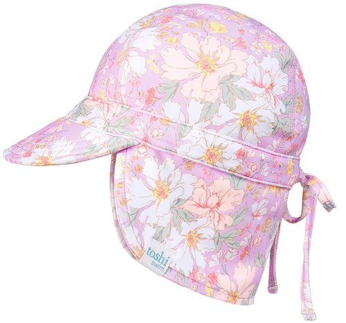 TOSHI SWIM BABY FLAP CAP DAHLIA