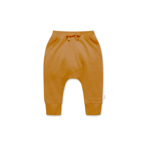 CONFETTI KIDZ RIBBED SLOUCH PANTS - MUSTARD
