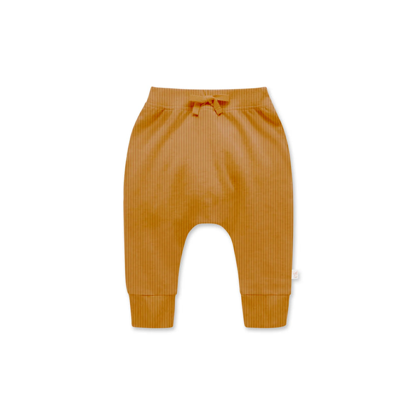 CONFETTI KIDZ RIBBED SLOUCH PANTS - MUSTARD