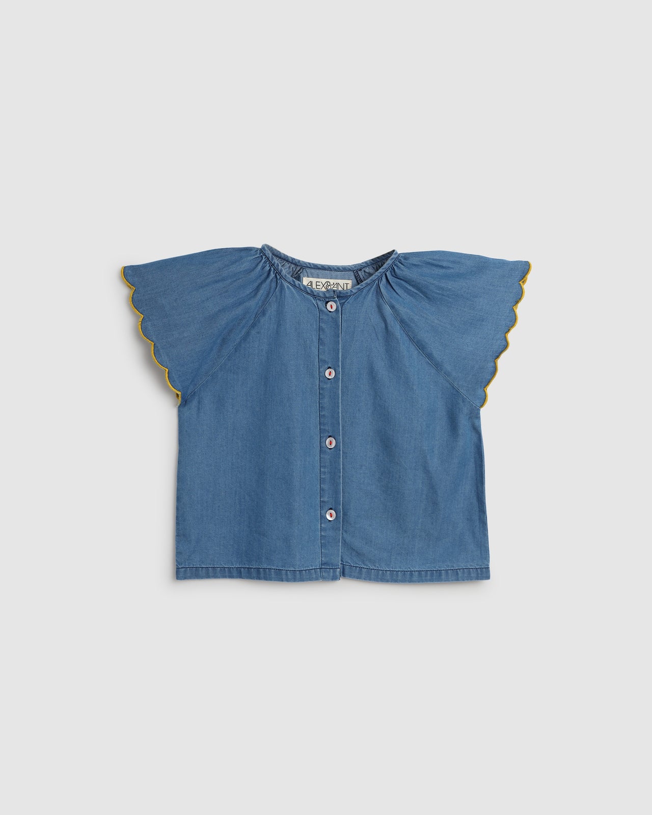 ALEX & ANT EMMI TOP - CHAMBRAY