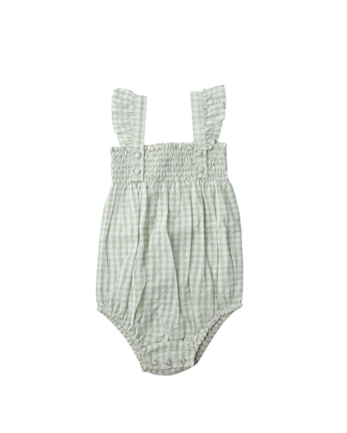PEGGY EDIE PLAYSUIT GINGHAM
