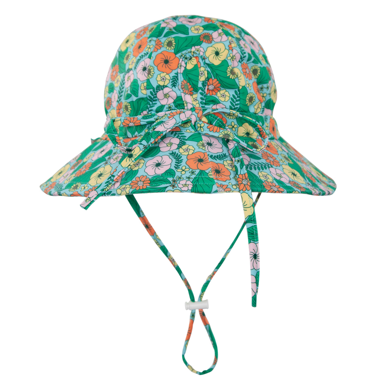 ACORN EDEN WIDE BRIM SWIM HAT - MINT/MULTI