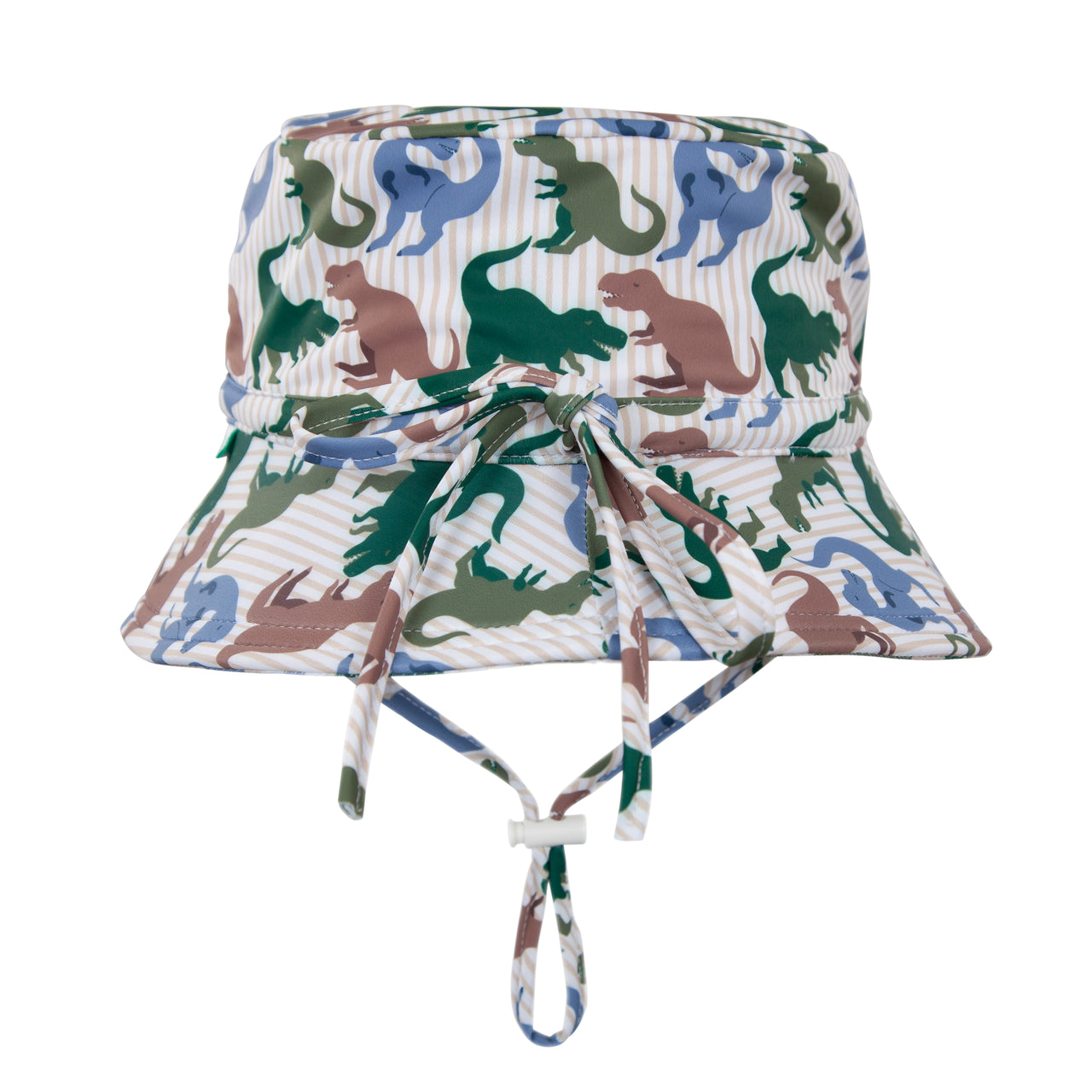 ACORN T-REX WIDE BRIM SWIM BUCKET HAT - BLUE/BROWN/GREEN