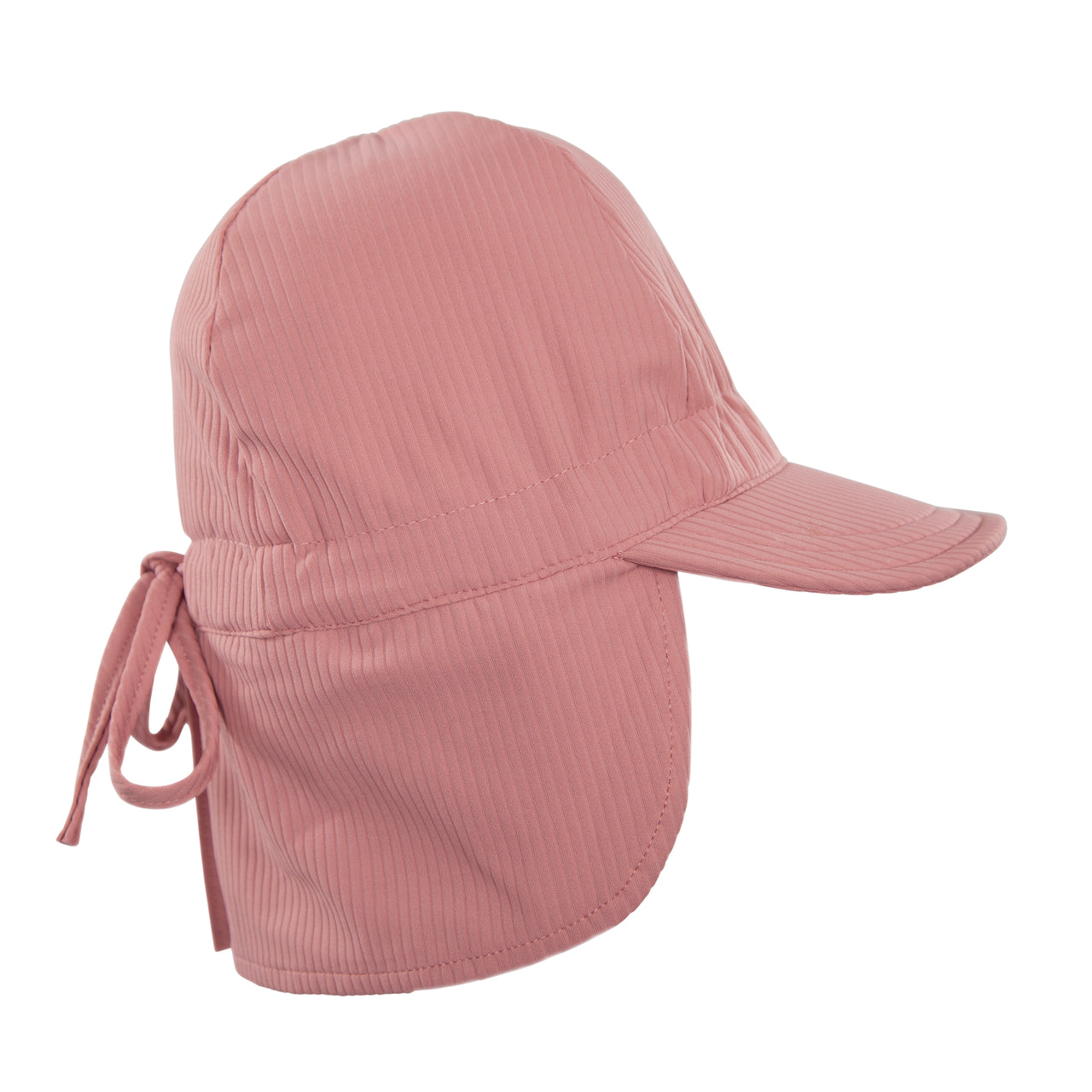 ACORN WILD ROSE SWIM FLAP CAP - DUSTY PINK