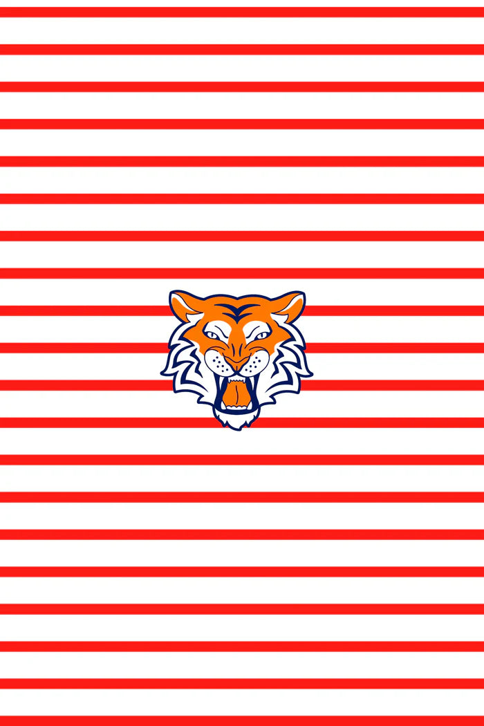 MILKY RED STRIPE TIGER TEE