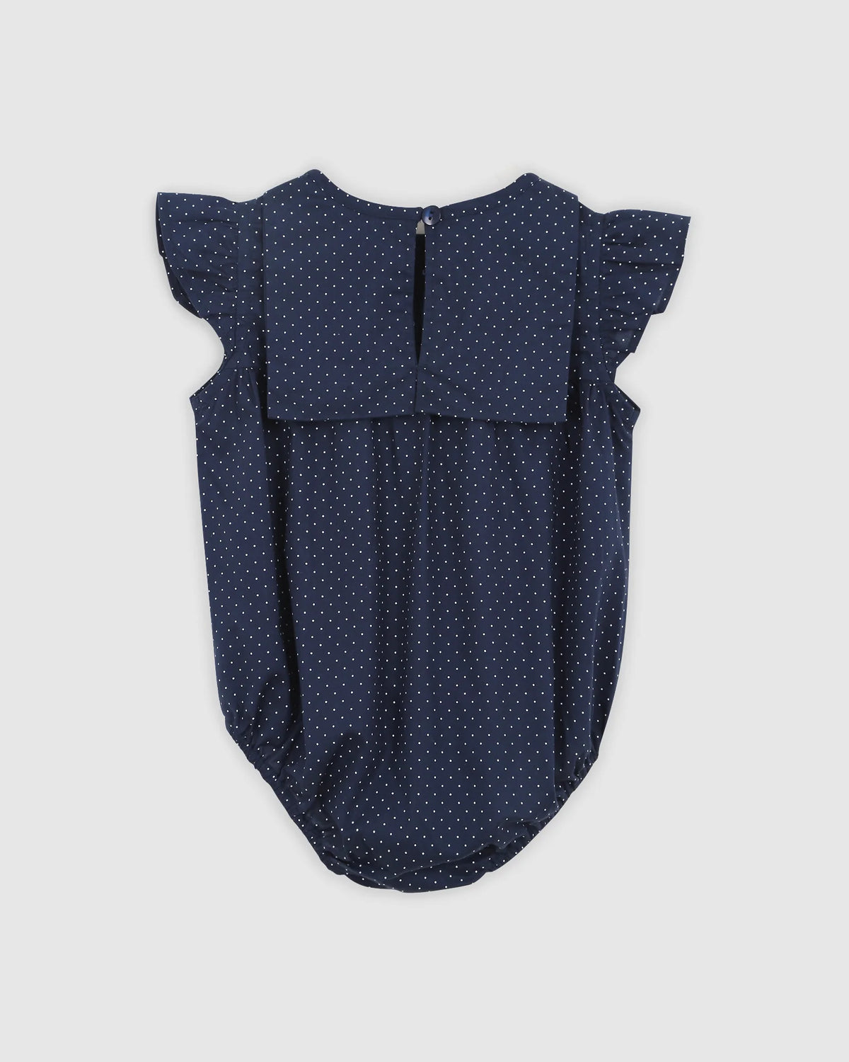 ALEX & ANT MARINA PLAYSUIT BLUE/WHITE POLKA DOT