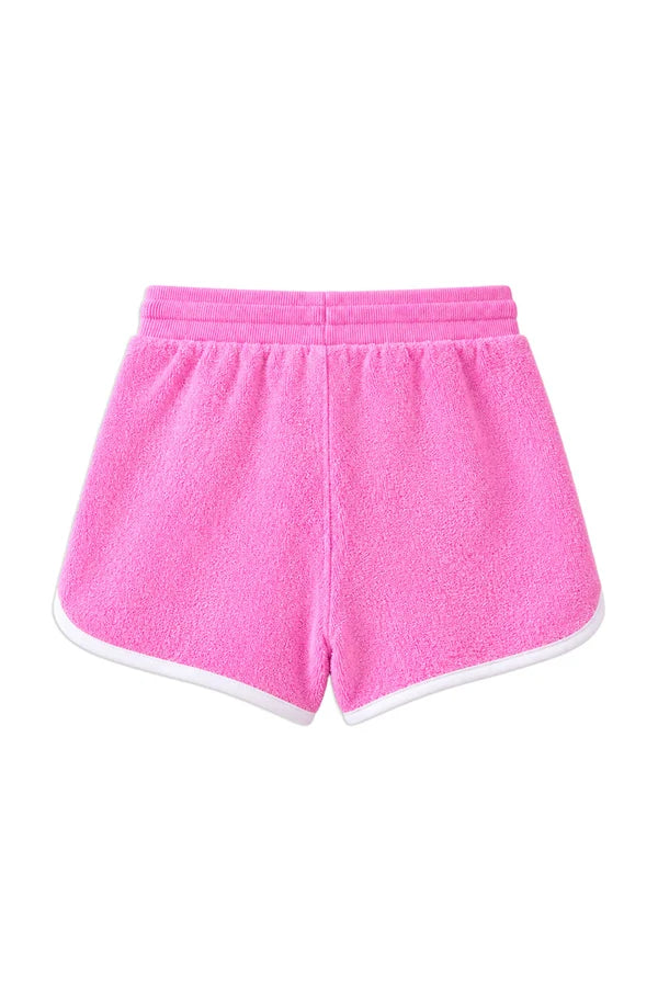 MILKY SUPER PINK TERRY TOWELLING SHORT