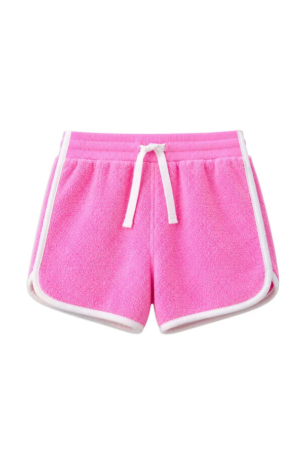 MILKY SUPER PINK TERRY TOWELLING SHORT