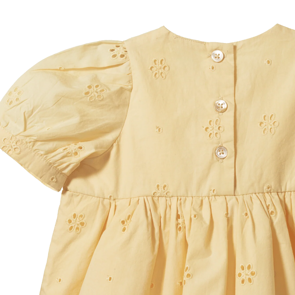 NATURE BABY SWEET ALICE DRESS BUTTERCUP