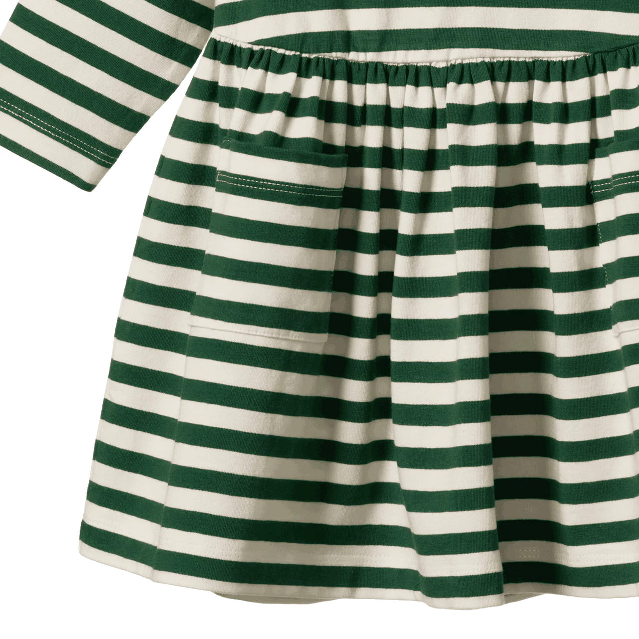NATURE BABY TWIRL DRESS EDEN SEA STRIPE