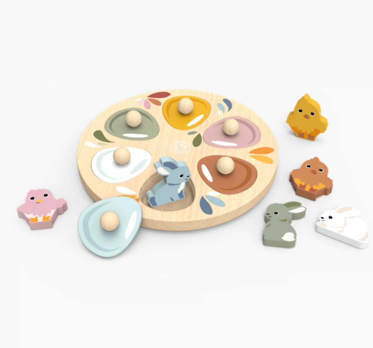 GARDEN SUPRISE PUZZLE - CHICKS & BUNNIES