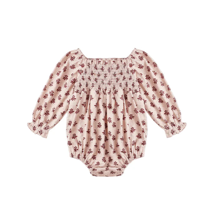 RYLEE & CRU ADELAIDE ROMPER / BLUSH FLEUR