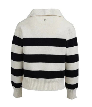 EVE GIRL LUNA KNIT NAVY STRIPE