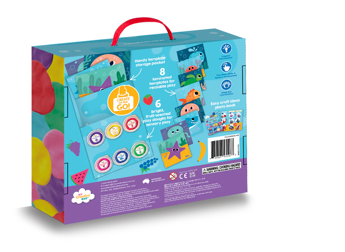 MY CREATIVE BOX FIRST CRAFTS UNDER THE SEA DOUGH SENSORY CRAFT BOX