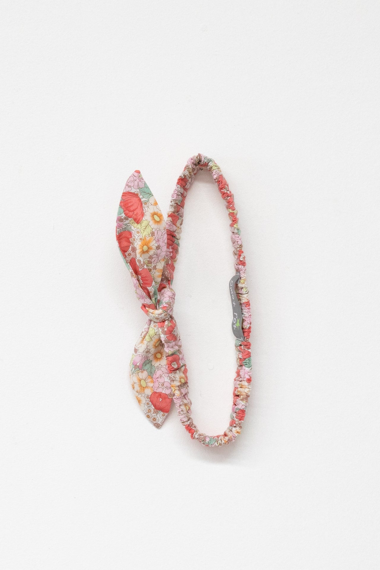 SMOX ROX BOW HEADBAND POPPY