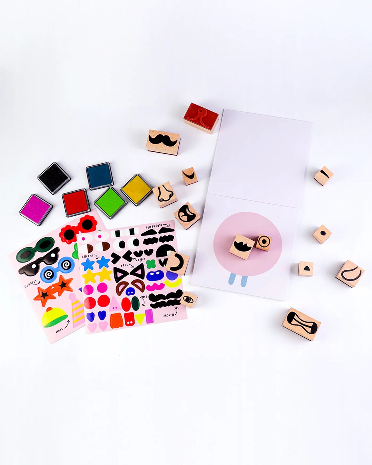 STAMP KIT - COOL FACES