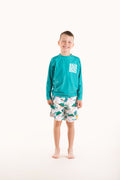 ROCK YOUR KID ALOHA BOARDSHORTS