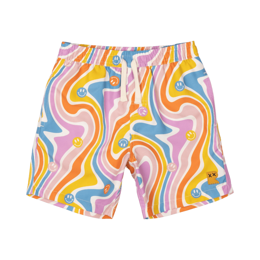 ROCK YOUR KID FEELING GROOVY BOARDSHORTS