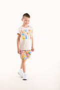 ROCK YOUR KID FEELING GROOVY BOARDSHORTS