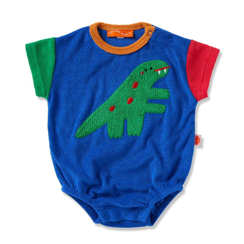 HALCYON NIGHTS DINO DAYS TERRY BODYSUIT