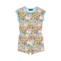 ROCK YOUR BABY EMBROIDERED UNICORNS ROMPER