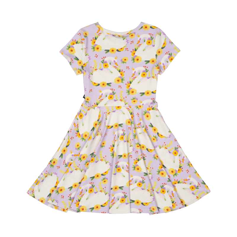 ROCK YOUR BABY PRINCESS SWAN WAISTED DRESS