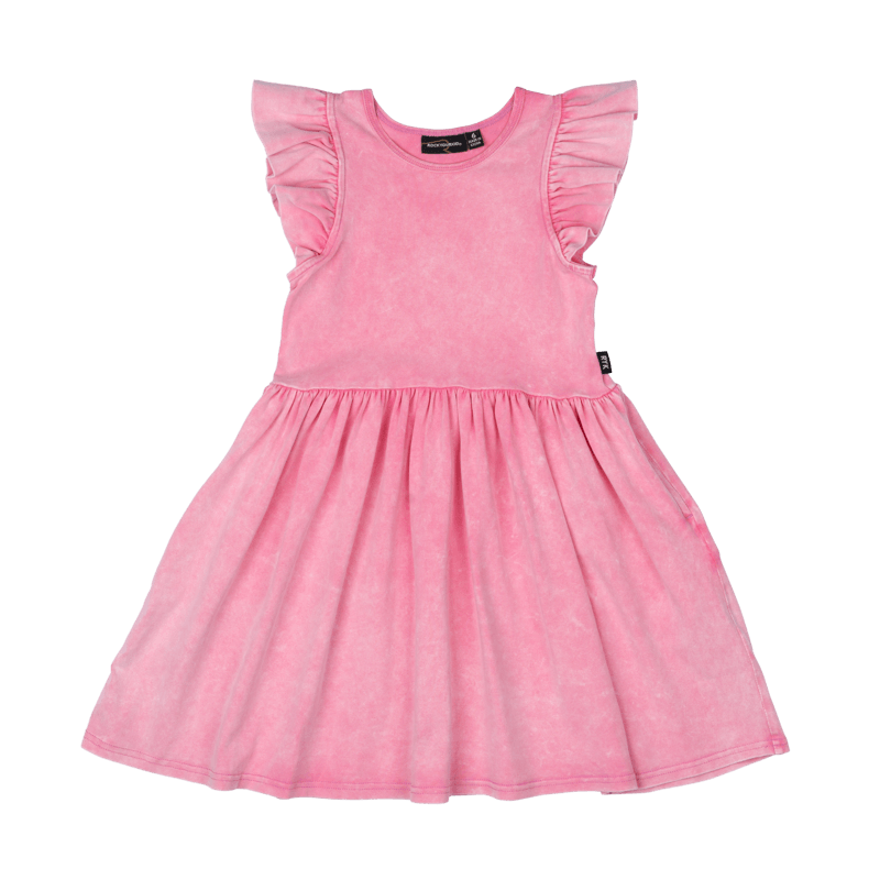 ROCK YOUR BABY PINK GRUNGE DRESS