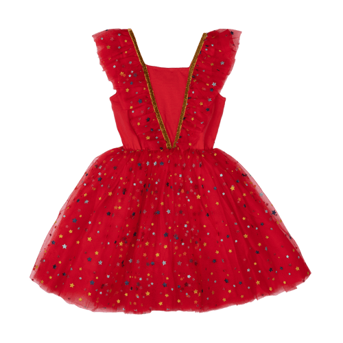 ROCK YOUR KID RED CHRISTMAS ANGEL DRESS