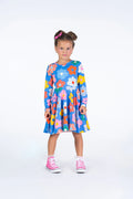 ROCK YOUR BABY HAPPY FLOWERS WAISTED DRESS