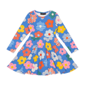 ROCK YOUR BABY HAPPY FLOWERS WAISTED DRESS