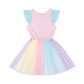 ROCK YOUR BABY UNICORN RAINBOW SINGLET DRESS