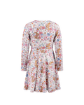 ROCK YOUR KID DITSY BUNNY LONG SLEEVE WAISTED DRESS