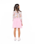 ROCK YOUR KID DITSY BUNNY LONG SLEEVE CIRCUS DRESS