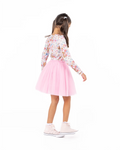 ROCK YOUR KID DITSY BUNNY LONG SLEEVE CIRCUS DRESS
