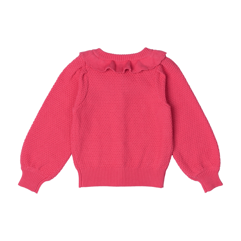 ROCK YOUR KID HOT PINK KNIT CARDIGAN