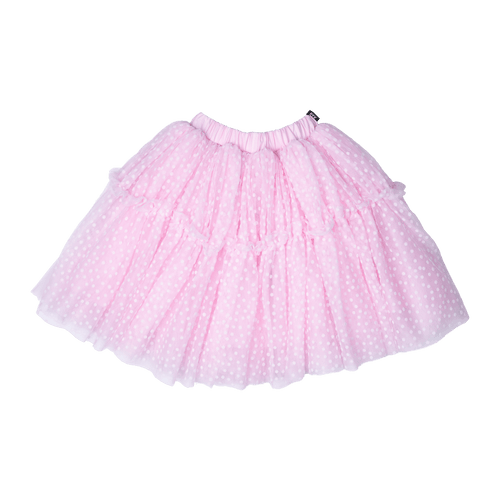 ROCK YOUR BABY PINK POLKA DOT TULLE SKIRT