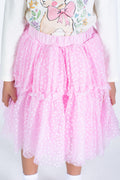 ROCK YOUR BABY PINK POLKA DOT TULLE SKIRT