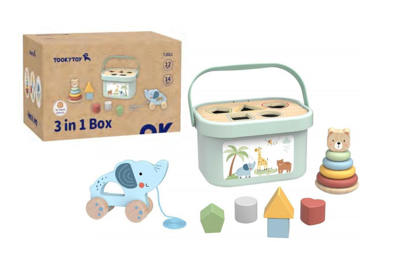 MY FOREST FRIENDS 3 N 1 TOY BOX