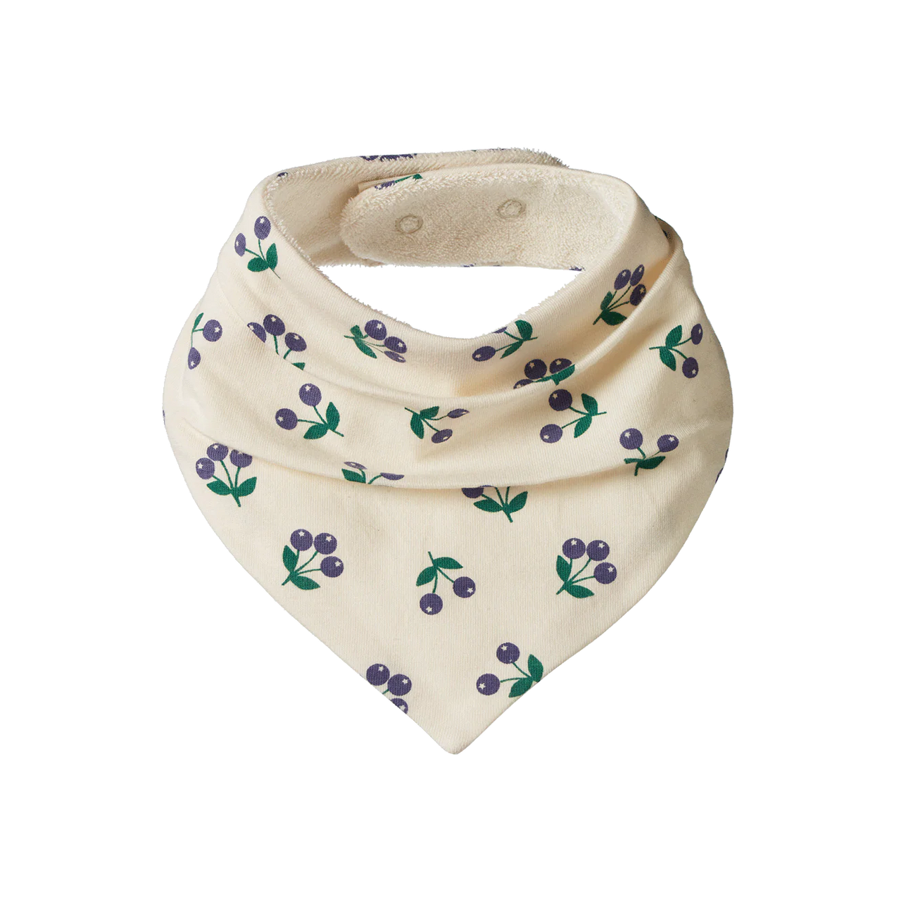 NATURE BABY TRIANGLE BIB LITTLE WINTER BERRY