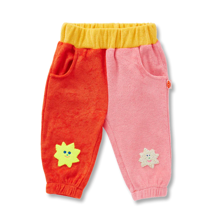 HALCYON NIGHTS STARS PINK TERRY PANTS